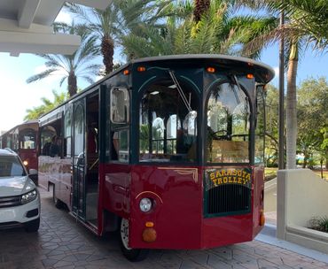 Wedding guests transportation