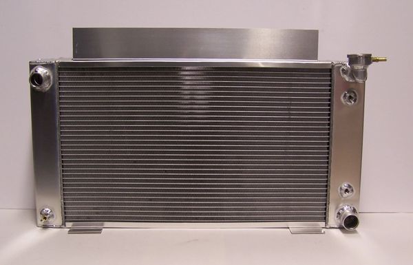 1985-2004 s-10 aluminum radiator v8 v-8 conversion