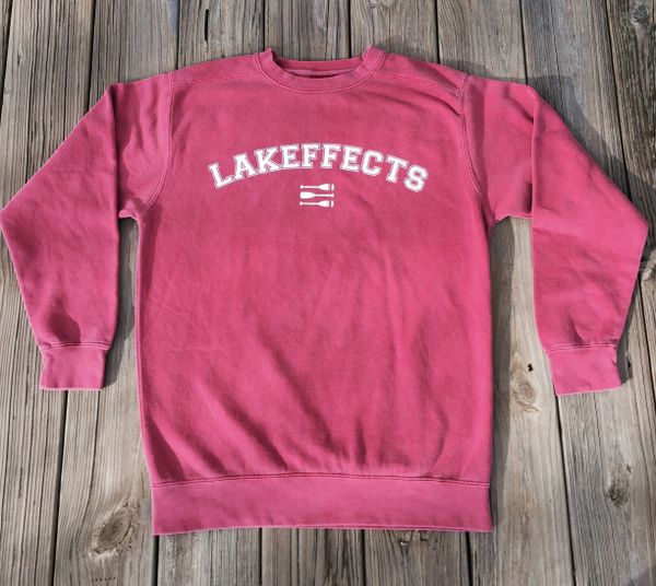 Lakeffects Classic Crewneck Sweatshirt - Crimson