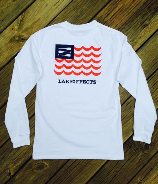 Lakewave Flag - T-Shirt (Long Sleeve)