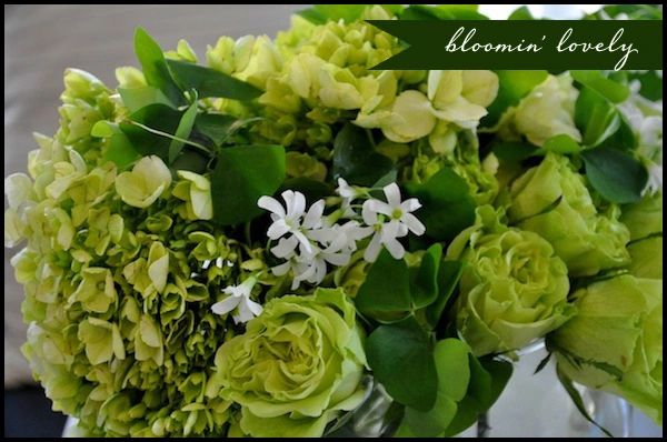 Mixed green bouquet