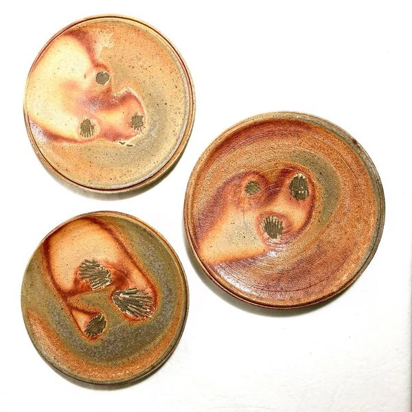 Set of 3 Woodfired Plates 0002