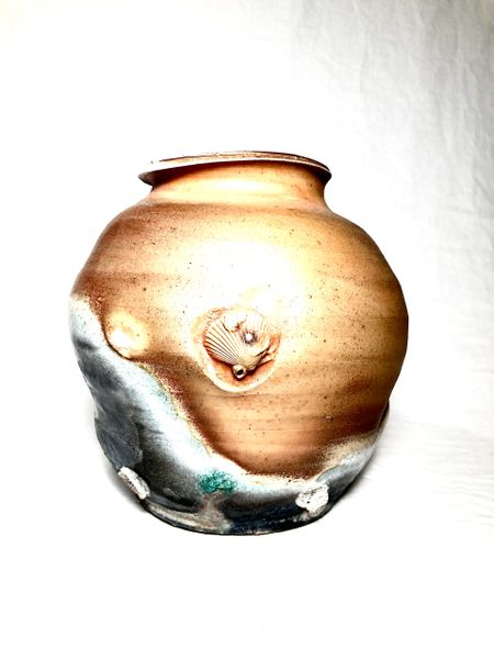 Woodfired Seashell Vessel