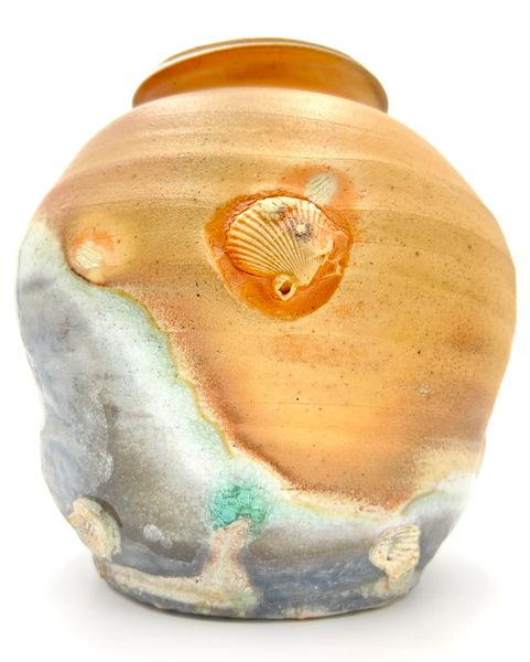 Woodfired Seashell Vessel