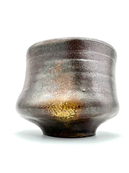 Dark Coral Woodfired Cup 1