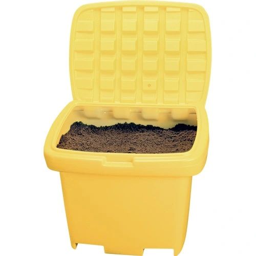 ND337 On-Site 55 SALT or SAND Containers 30W" x 24H" 500LB Capacity (Yellow or Grey)