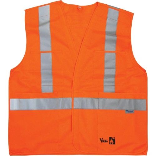 SDP389 Fire Retardant Safety Vests (SML-XXL) VIKING 6136FR