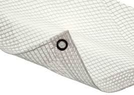 JD414 Clear Tarpaulins Reinforced Nylon Gridding: (8-mil) thick Water and mildew resistant (8‘, 10‘ & 16‘)