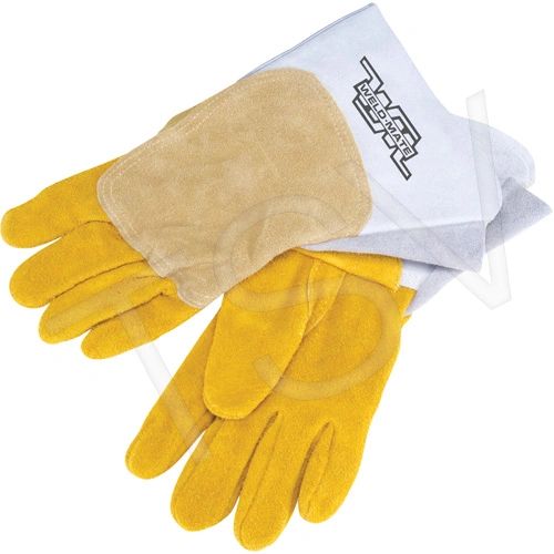 SAV008 Welders' Pipeliner Gloves, Large Unlined Leather Palm Split Cowhide (LRG or XLR) WELD-MATE