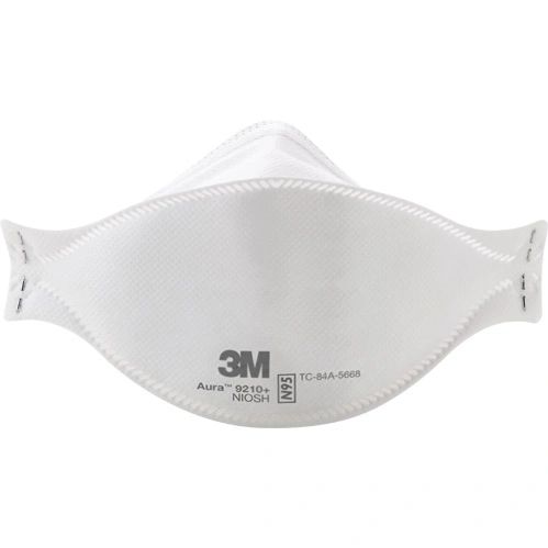 SEJ983 3M 9210+ N95 Aura FLAT FOLD Particulate Respirators 20/BX