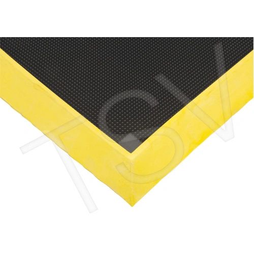 SDL874 Foot Sanitizing Matting Width: 2-2/3' Length: 3-1/4' Thickness: 2-1/2" Colour: YELLOW ZENITH Mats