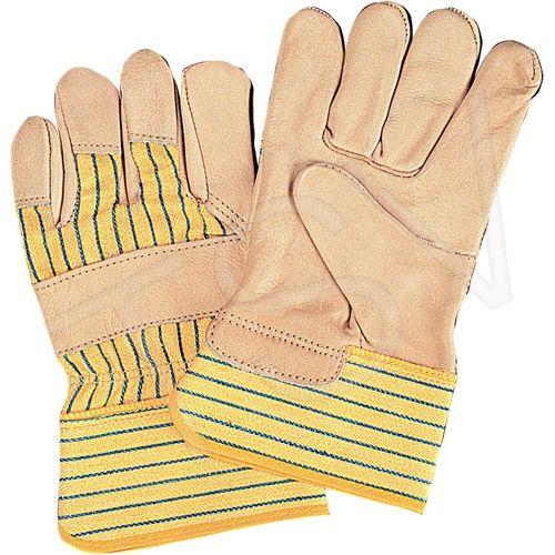 SM582 Standard Quality Cotton Lined Grain Cowhide Fitters Glove Leather Palm ZENITH (SZ's MED - XLR)