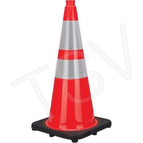 SEB772 Premium Traffic Cones Height: 28" or 36" Colour: Orange Reflective Collars: 4" & 6" ZENITH Distancing