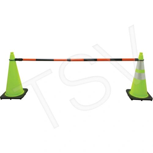 SDP614 Retractable Cone Bar Collapsed Length: 4' 5" Extended Length: 7' 5" Colour: Orange/Black ZENITH Distancing