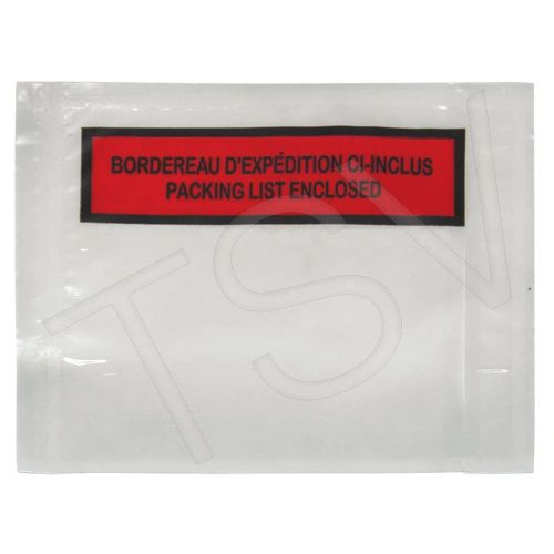 PF878 (PA189) Packing List Envelopes Inside 4" x 5" Outside 4 1/4" x 5 1/2" KLETON