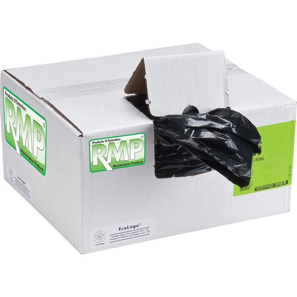JM672 GARBAGE BAG, BLACK 26"L x 36"W REGULAR 250/CASE RMP® UL Ecologo Environmentally Safer (30x38/ 35x50)