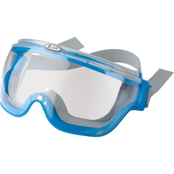 SAK607 OTG Safety Goggles CLOSED VENTILATION CLEAR Anti-Fog/Anti-Scratch NEOPRENE BAND ANSI Z87+ #14399 KLEENGUARD Revolution