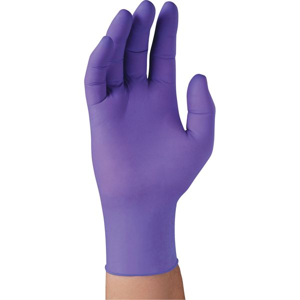 SAQ787 Nitrile Examination 12" Powder-Free 5.9mil Gloves Beaded Fingertip Purple 50/BX Class 2 KIMBERLY-CLARK PROFESSIONAL "Not for medical use"