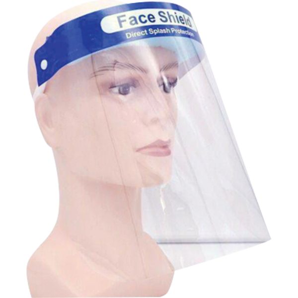 SGU285 Clear Faceshield with Head Gear Height 8-5/8" Width 12-1/2" Thickness 0.01" Material PET Shield Tint Clear Suspension Type Ratchet