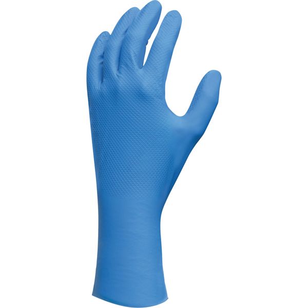 SGF650 Nitrile, Lightweight Gloves 12" Unflocked 9mil Powder-Free #708M-08 SHOWA (SZ's 7-2XL) "Not for medical use"