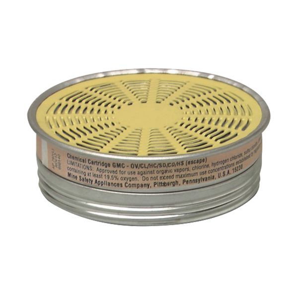SAG129 Comfo® Respirator Cartridges Organic Vapour/Acid Gas MSA #464046 1/PK (USE WITH SAG070)