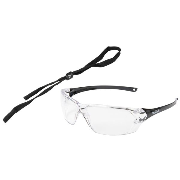 SEO779 Safety Glasses Prism CSA Z94.3 Clear Anti-Fog/Anti-Scratch Ultra-sporty BOLLÉ #PRIPSI (2 PAIRS/BOX)