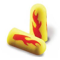 SJ427 E-A-R Yellow Neon Blasts Earplugs Smoothest, NRR dR33 200/BX #312-1252 UNCORDED OR CORDED #311-1252