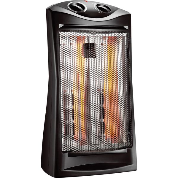 EB184 Portable Infrared Radiant Heater Instant Sun-like Heat 750W/1500W 120 V Tip over shut-off Electric 23" H x 13" W x 9.3" D MATRIX IND.
