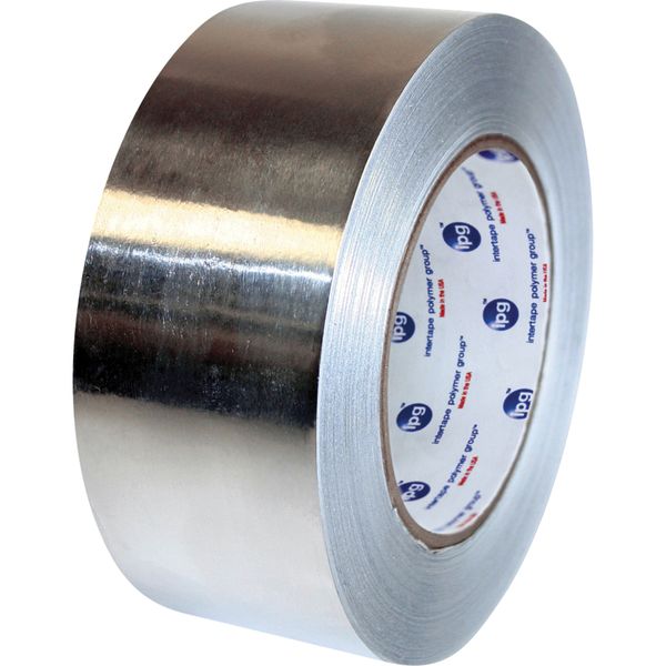 PF307 Aluminum Foil Tape 48mm (2")W x 45.7m (150')L x 1.5mils Thick Excellent Adhesion Temp Resistance: -37 °C to 176 °C #ALF150L0250 IPG