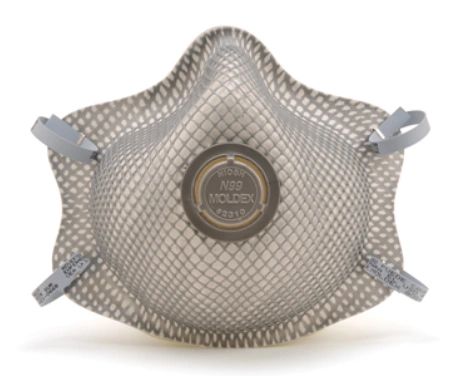 SE854 N99 Particulate Respirators STANDARD STRAP NIOSH #2310N99 MOLDEX (MED/LAR) 10/BX