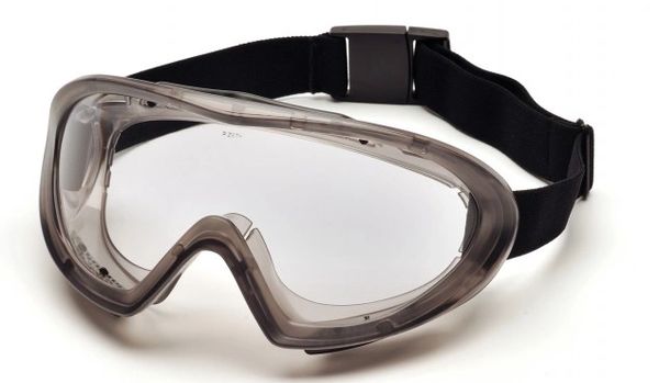 SFQ536 Goggles, Capstone Dual Lens Safety Indirect-vent SPLASH PROTECTION ANTI-FOG ELASTIC BAND #G504DT PYRAMEX
