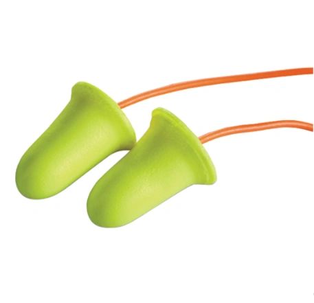SAH584 E-A-Rsoft FX Shaped Earplugs Corded NRR dB33 One-Size CSA Class AL E-A-R #312-1260 (200 PR /BOX)