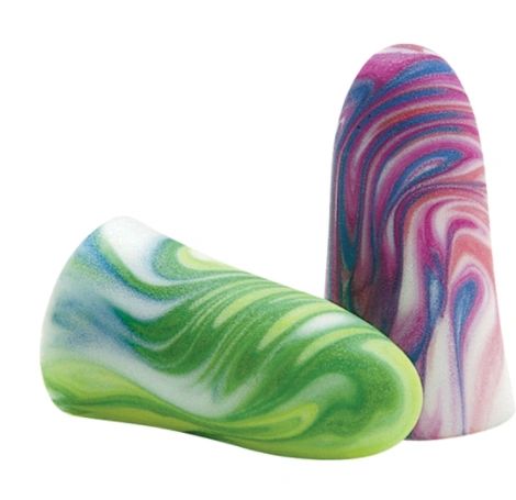 SAG838 SparkPlugs® Multi-Coloured Foam Ear Plugs CSA Class AL Uncorded NRR dB33 MOLDEX #6604