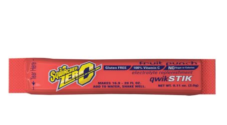 SAN506 Sqwincher® Qwik Stik Lite (DIABETIC) Sugar-FREE Electrolyte Powder 20oz JUST ADD WATER Various Flavours 50/Bag