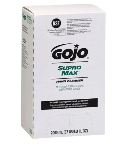 JA377 GOJO® Supro Max Hand Cleaner Lotion 2000 ml Container Refill Unscented Removes Tough Sticky Soil & Adhesives #7272-04