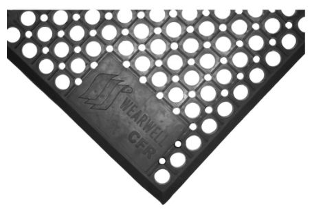 NB632 WorkSafe® Light #478 CFR DRAINAGE Matting 3'W X 5'L Anti-Fatigue 1/2"Thick Mats
