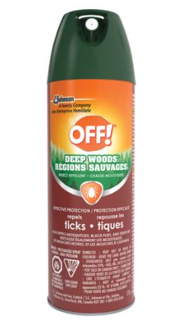 JL958 Tick Repellent OFF! 25% DEET Deep Woods® Aerosol 170gr/BTL SC JOHNSON