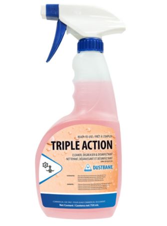 JG665 Degreaser, and Disinfectant Cleaner, Triple Action - 750ml Trigger Bottle DUSTBANE #51345
