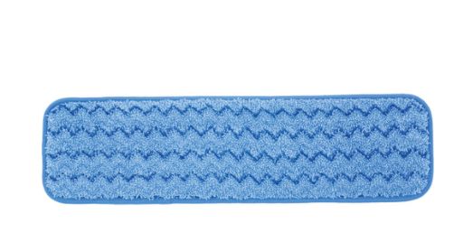 NI659 Microfibre Wet-Room Pads 20 1/2"L x 5 1/4"W BLUE #FGQ41000BL00 RUBBERMAID (Fits NI875 Handle/NI659 Frame)
