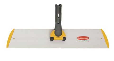 NI878 Microfibre Dusting Frames Yellow Metal Length 17"L x 3"W x 1-1/2"H #FGQ56000YL00 RUBBERMAID (Fits NI659 Pad/NI875 Handle)