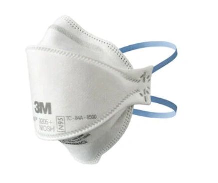 SGW584 3M 9205+ N95 NIOSH Respirator Particulate Certified Aura™ Flat-Fold, Skilled Trades: Reduces Fogging White, Standard Size, 3M CANADA (440/CS) ***FINAL SALE***