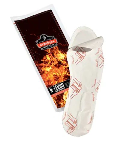 SGH680 Foot Warming Packs N-Ferno 6 Hours Warmth Adhesive Back + Air Activated ONE SIZE 6995 ERGODYNE #16995 1Pair/Pk