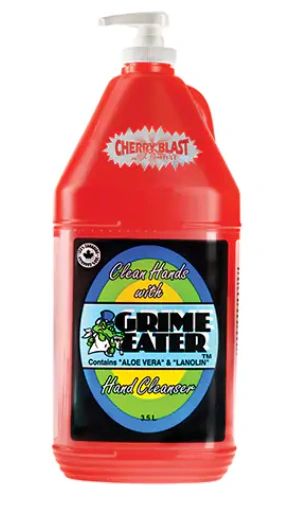 JK565 Pumice - Hand Cleaner With Aloe Vera & Lanolin Cherry Blast [Ultra Fine] 3.5L Jug x 4/CS 4 Pumps Included GRIME EATER #39-04