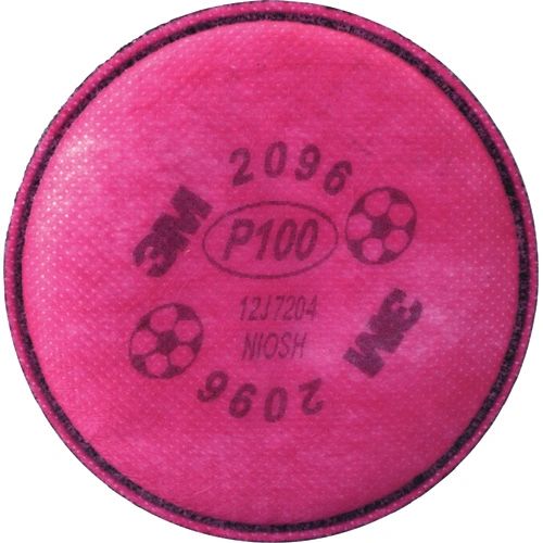 SE910 3M #2096 P100w/Acid Gas Respirator Prefilters 2/PK
