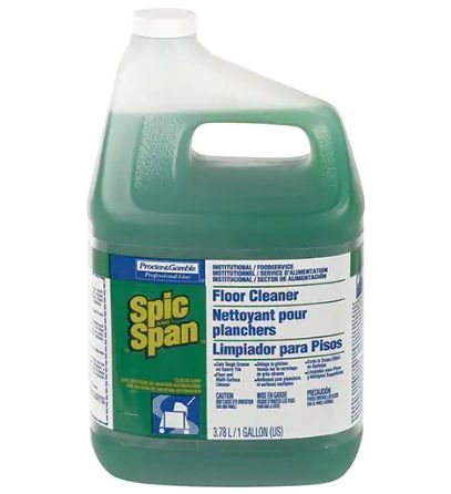 NG490 Floor Care - SPIC N SPAN Industrial Concentrated Cleaner 3.78 Litre/Jug #02001 Proctor & Gamble