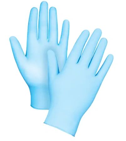 SGX019 (SEH163) Examination Grade Blend of Nitrile/Vinyl Powder-Free Gloves 9.5"L 4.5-mil Thick ZENITH (SZ's SML-XL) 100/BOX CLASS 2 "Not for medical use"