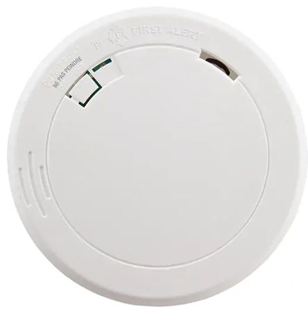 SGC106 Smoke Alarm Photoelectric Twist Mount & Hardware 9V battery Operated Low Profile Slim Design #1039769 FIRST ALERT