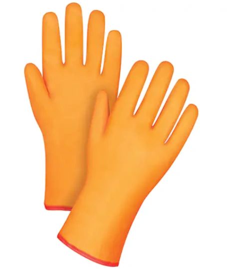 SDN591 Winter Lined PVC Gloves Large (9) 12"L Heavy Weight Cuff Style: Gauntlet ZENITH