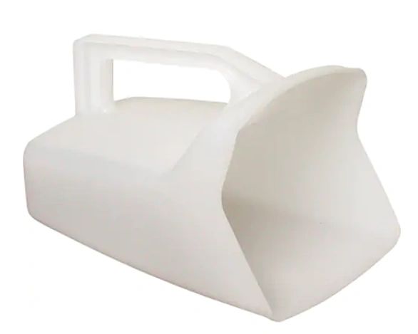 NA997 Scoop - Industrial Polycarbonate Salt & Sand 64oz Gal Capacity WHITE #FG288500WHT RUBBERMAID