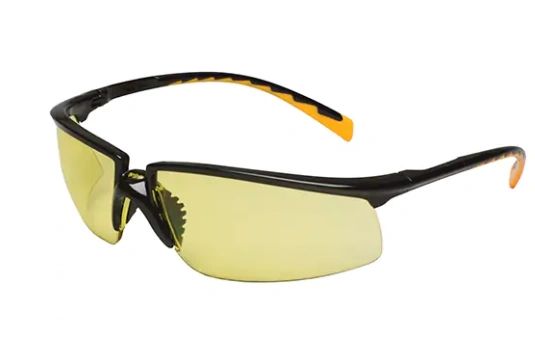 SAP458 Safety Glasses, AMBER Lens, Anti-Fog Coating, CSA Z94.3 #12263-00000-20 PRIVO 3M (2 PAIRS/BOX)